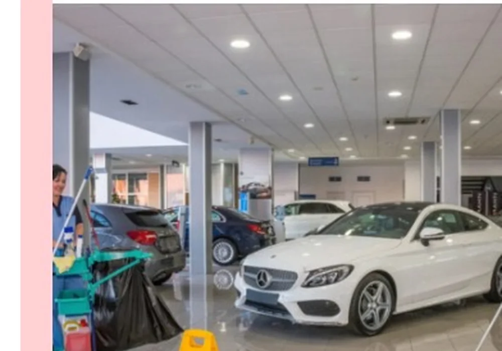 Auto dealership cleaning